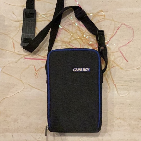 Vintage Nintendo GameBoy Carrying Case Large Authentic Game Boy Bag Holder Tray - Picture 13 of 13